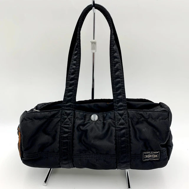 PORTER TANKER Yoshida Black duffle bag Mini Boston bag USED JAPAN