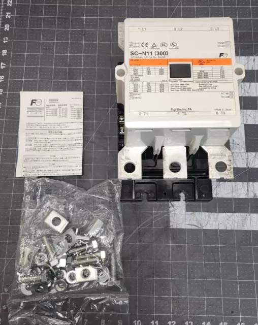 Fuji Electric 3NC5 IEC Contactor SC-N11 3NC5F0E22 300A SC3ABAA [A7S4]