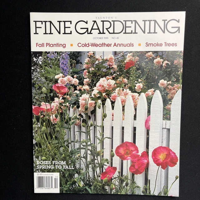 Taunton's Fine Gardening Oct 1995 No 45 Summer Color Roses Wisteria Ground Co