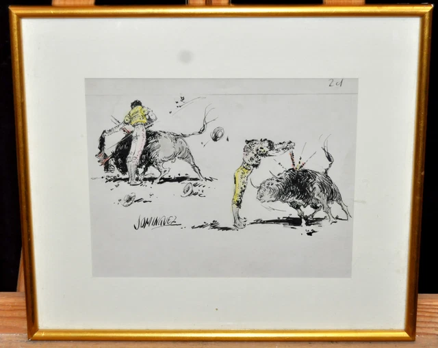 José Dominguez Bermejo (1915-1984) Dibujo A Tinta. Apuntes Taurinos José Dominguez Bermejo (1915-1984) Dibujo A Tinta. Apuntes Taurinos