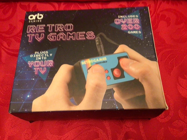 BOXED ORB RETRO Gaming Over 200 Games Plug And Play Device 3.50