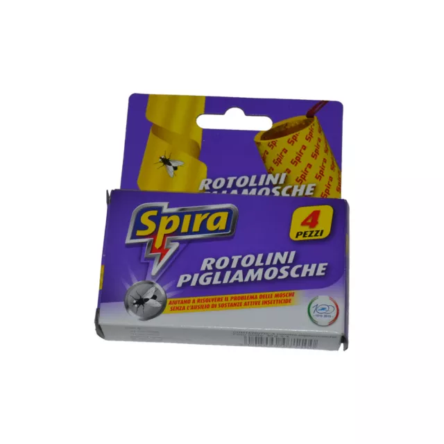 Rodillos Colector Del Insecto Spira Caja De 4 Piezas Sin Insecticida
