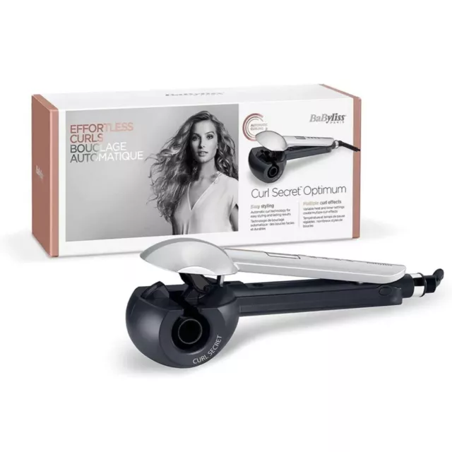 BaByliss - C1600E - Boucleur Automatique Curl Secret Optimum - Noir Et Gris