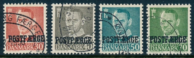 Denmark Scott Q36-39 or AFA PF 37-40, Set of 4 Postfærge stamps, F-VF used