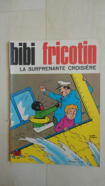 Bibi Fricotin La Surprenante Croisiere N°59 Jeunesse Joyeuse Lacroix