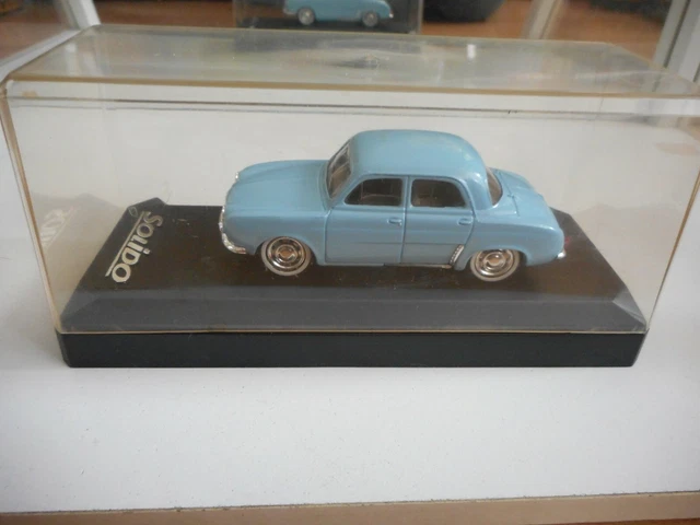 Renault Dauphine 1968 Bleu Azur NOREV 1/18 - Miniature De Collection (porte Endommagée, Boîte D'origine)