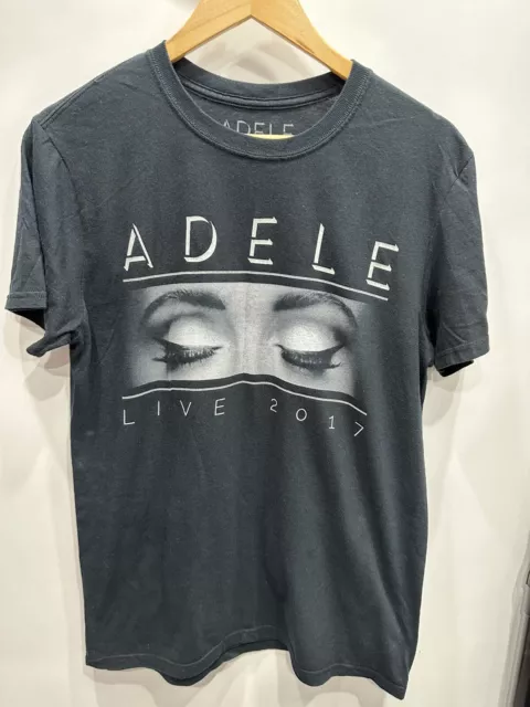 Adele World Tour 2017 Black Concert T-shirt Size M
