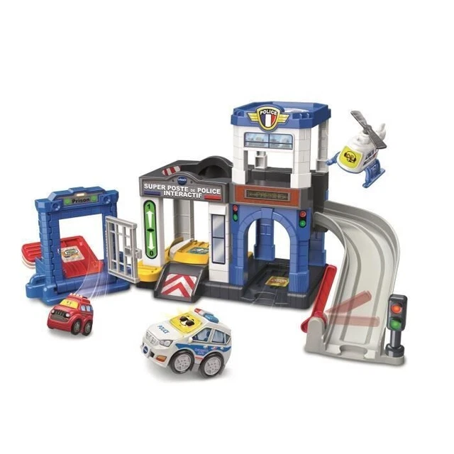 Tut Tut Bolides Série Pro - Ambulance Maxence Urgence - Véhicule Interactif Avec Sirène, Portes Amovibles - Carte Incluse - Dès 2 Ans
