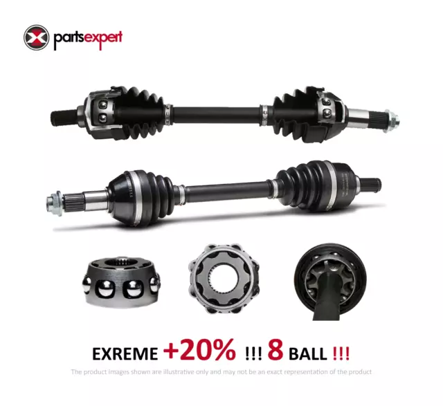 ALL BALLS arbre de transmission POLARIS RZR XP 1000 17 EXTREME +20%- front