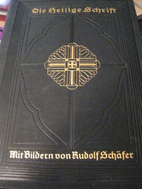 Antikes Buch-Die Heilige Schrift von 1929