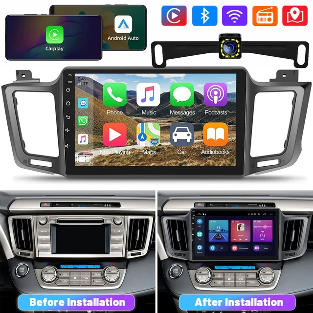 APPLE CARPLAY FOR Toyota RAV4 20132018 Car Stereo Radio Android 12 GPS