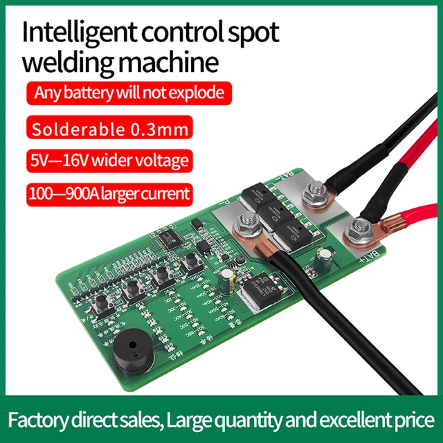 12V Spot Welding Machine PCB Circuit Board DIY Spot Welder Set for 18650 26650