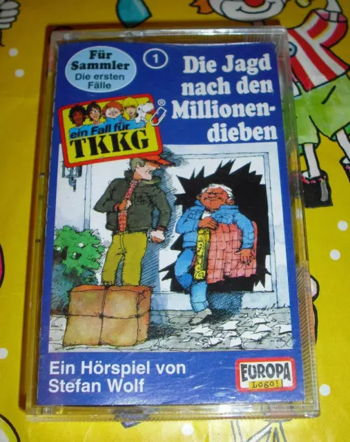 TKKG Kassette, MC Folge 1 - Die Jagd nach den Millionendieben Hörspiel Europa