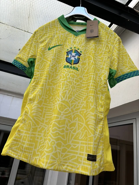 Maillot Du Brésil Jaune - Flocage Dani Alves - Taille L - Occasion