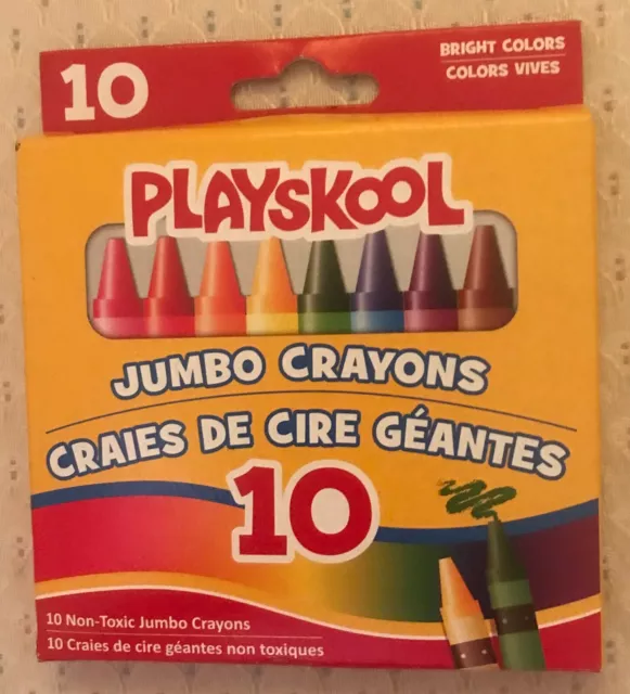 Playskool 10 Jumbo Crayons