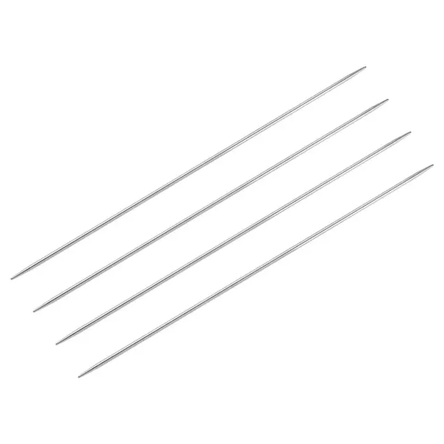 2 Pairs 4mm Double Pointed Knitting Sweater Needle Set, 14.17 Inches Length