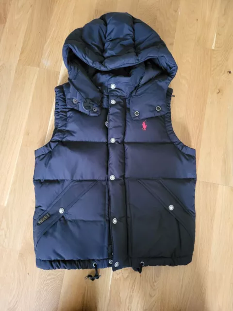 Polo Ralph Lauren Women’s black down puffer vest (Gilet) Size Small
