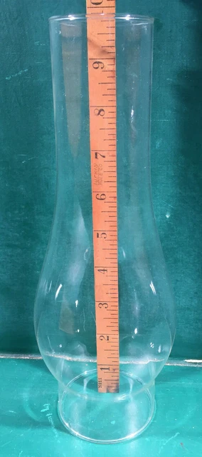 Kerosene Oil Lamp Chimney Globe 9 3/4” x 2 7/8"