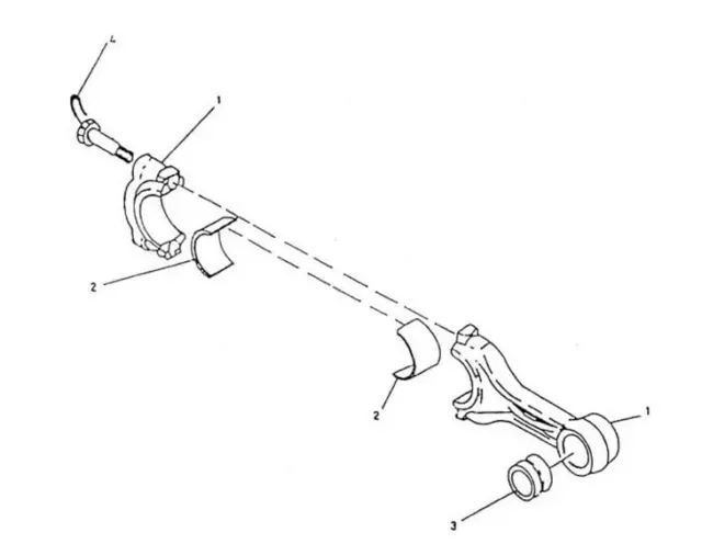 42156448 - Ingersoll Rand Connecting Rod and Cap ESV 7 Ref # 1