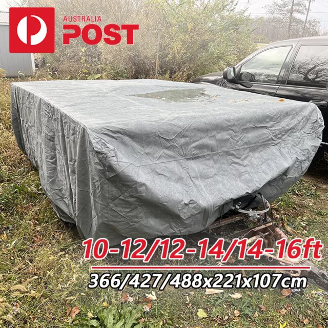 210D Oxford Camper Trailer Cover 10-16FT For Jayco Eagle Hawk Dove Caravan Van