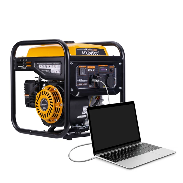 Generador de gasolina 3,5KW 230V 4 tiempos Inversor para camping 26kg