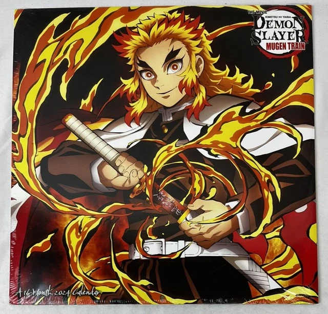 2024 DEMON SLAYER Wall Calendar New, Sealed 15.00 PicClick