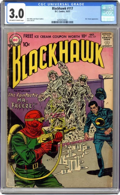 Blackhawk #117 CGC 3.0 1957 4293534002