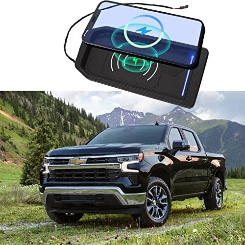 XIPOO FIT CHEVROLET Silverado Wireless Charger 20222023 15W Fast