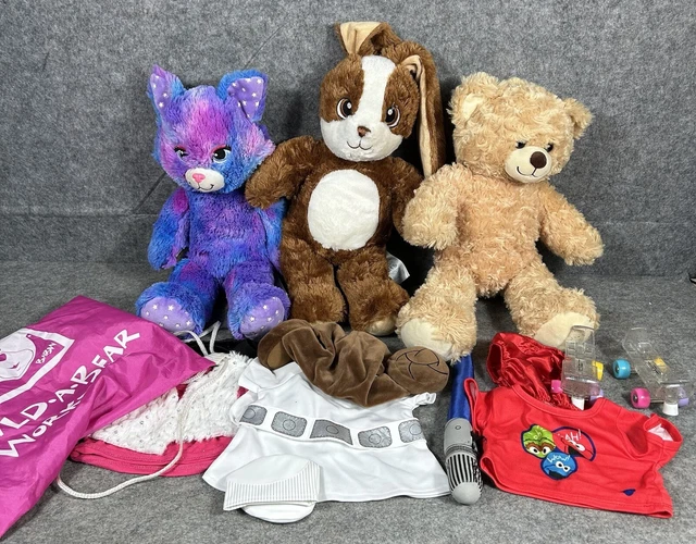 Build a bear Workshop Soft Toy Teddy Plush Bundle Job Lot With Accessories