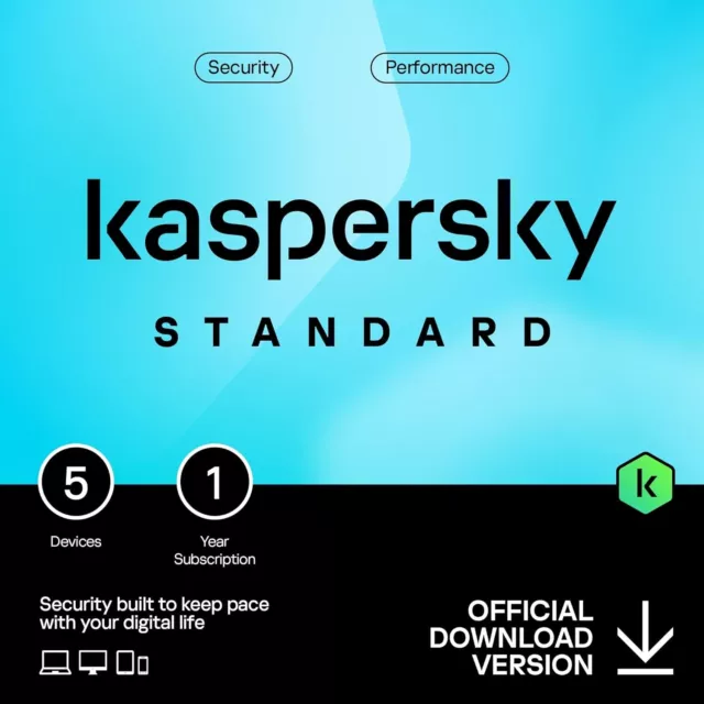 Kaspersky Internet Security (Standard) 2024 5 Device 1 Year Uk Same Day Email 2