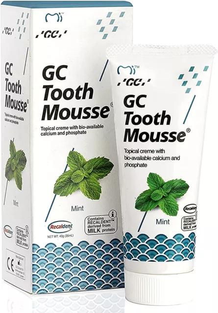 GC Tooth Mousse Mint Paste, 35ml 2 Pack