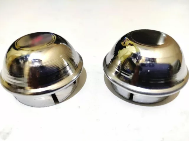 Vespa 10 " Moyeu Roue Bouchon Chrome Avant Et Arrière Set Compatible Pour Px
