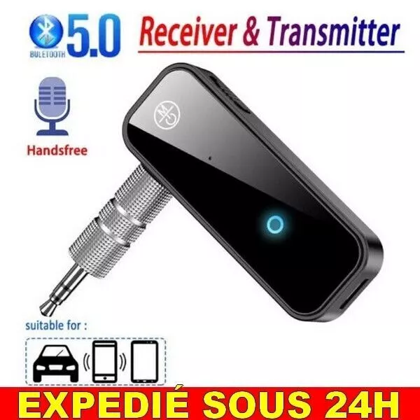 ✅Receptor de audio Bluetooth 5.0 Transmisor de llamada AUX Jack Kit de...