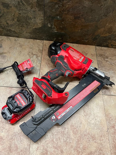 Craftsman 21* cordless plastic collated framing nailer CMCN621PL w/batt&charger!