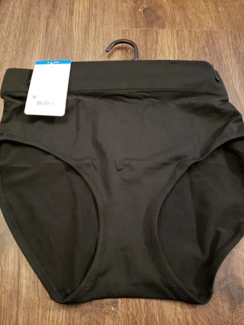 Warners No Pinching No Problem Brief Panty Black  8 XL