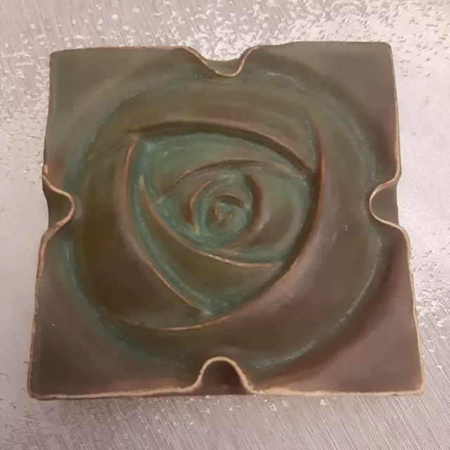 Ellison Pottery Tile Rose 3.50"