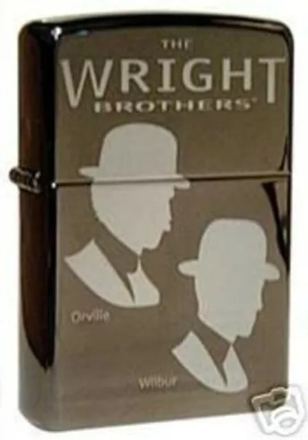 Wright Brothers Black Ice Retired Zippo Lighter