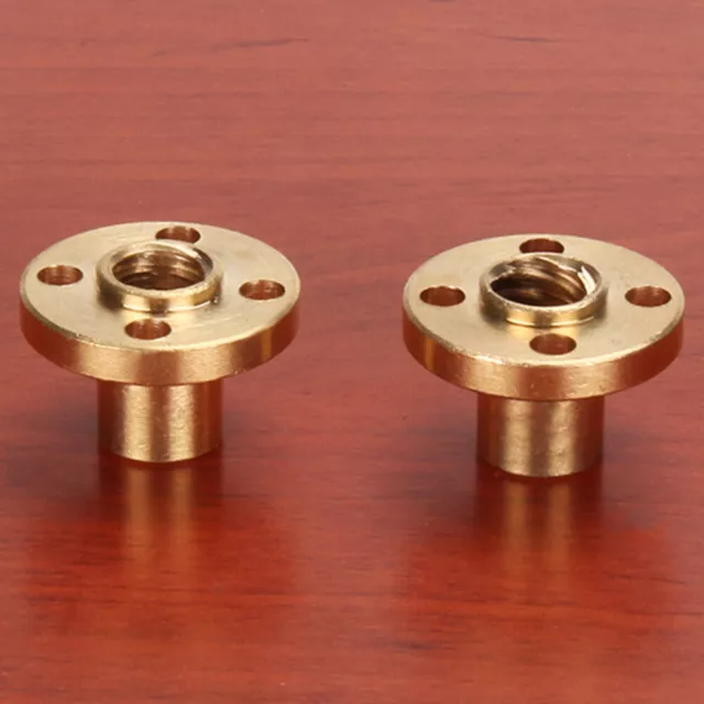 4 Pcs Lead Screw Copper Nut T8 Trapezoidal Motor Nuts Stepper