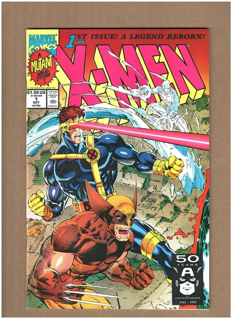 X-Men #1 Marvel Comics 1991 Wolverine Cover Jim Lee art NM- 9.2