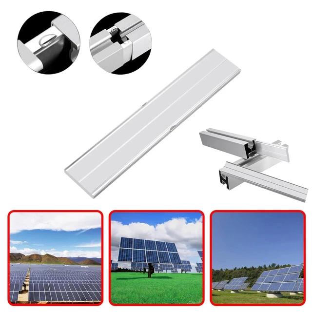 Connettore Per Profilo Alluminio Solare 40x40 Mm, Giunzione Interna Lunga 120mm Per Pannelli Fotovoltaici