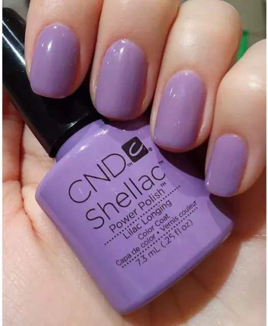 CND  shellac Gel Lack UV Nagellack Top Led  Lilac Londing 7,3 ml Soak Off Polish