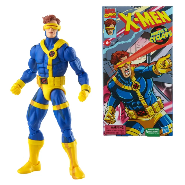 HASBRO MARVEL LEGENDS Series X-Men Cyclops 90s Animated Series Retro ...