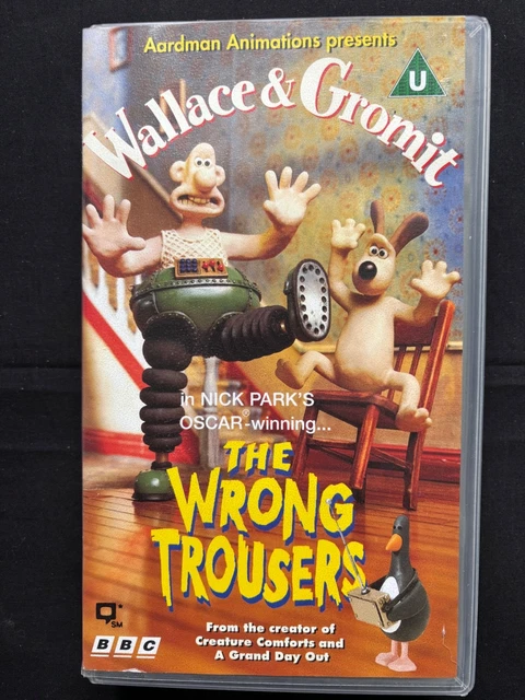 wallace-and-gromit-the-wrong-trousers-vhs-1993-1-17-picclick-uk