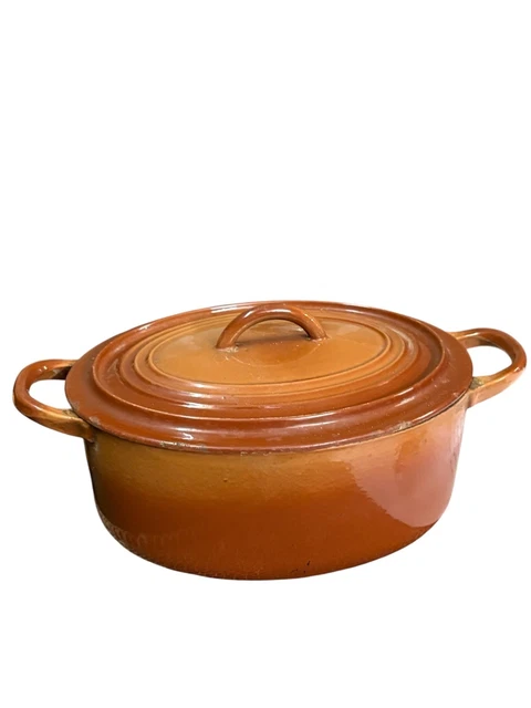 COCOTTE OVALE ANCIENNE en Fonte sur 3 pattes EUR 70,00 - PicClick FR