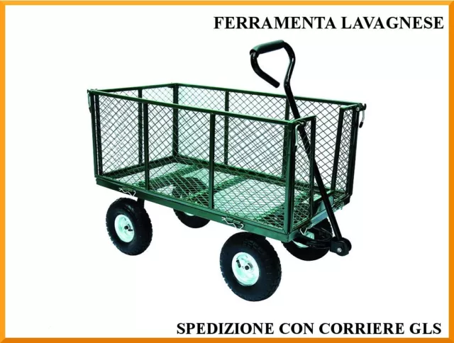 CARRELLO PORTATUTTO ACCIAIO Vigor 4 Ruote Circe EUR 138,90 - PicClick IT