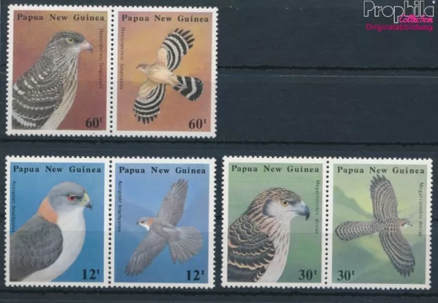 Briefmarken Papua-Neuguinea 1985 Mi 497-502 Paare postfrisch Vögel (10347983