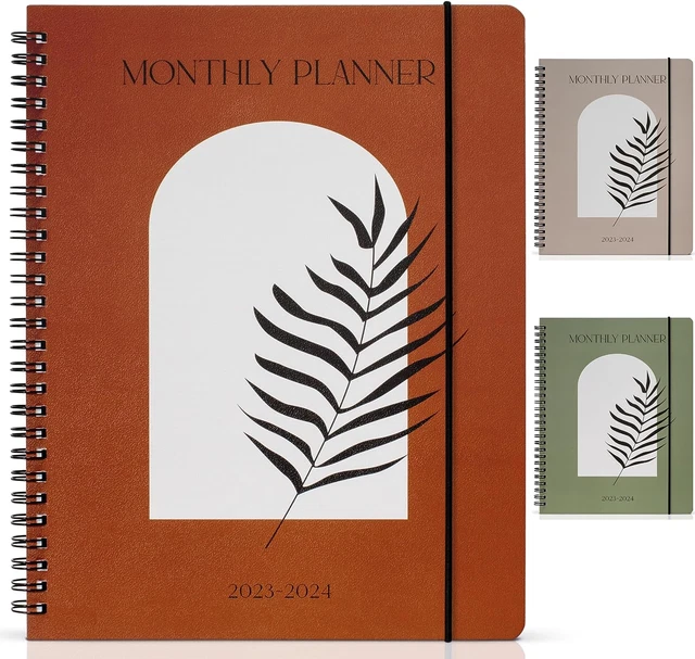 SIMPLIFIED MONTHLY PLANNER and Calendar Book 20232024 Beautiful