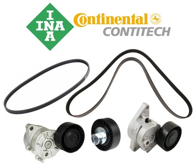 OEM BELT TENSIONER AC Tensioner Idler Pulley Drive Belt 5pcs for BMW