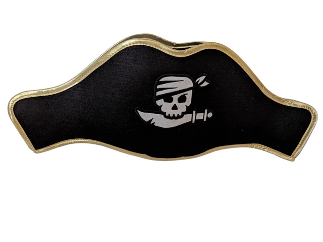 Lego Pirates Headgear Hat Pirate Bicorne Skull & Cross Halloween Costume NWT