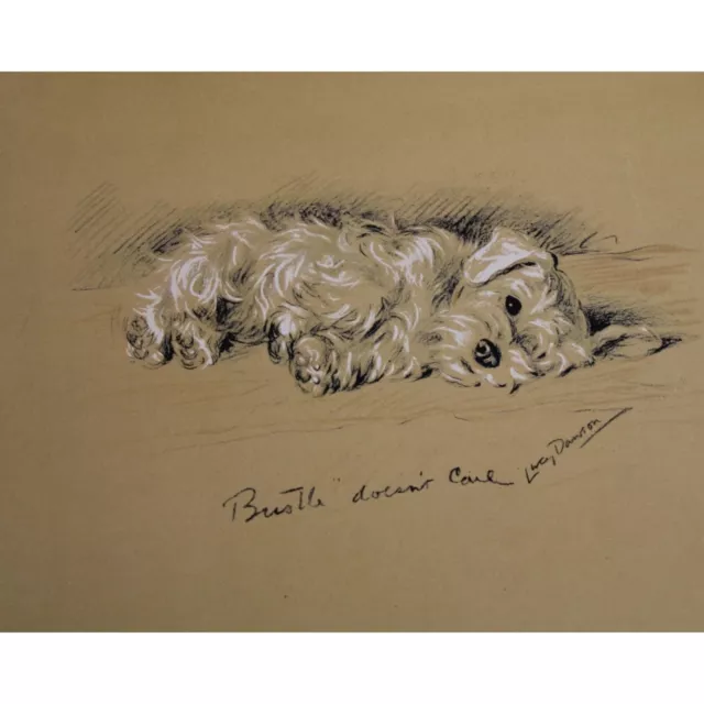 Lucy Dawson Dog Print Sealyham Terrier Bustle Mr. Sponge Godfrey 90673